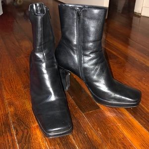 Black Heeled Boots